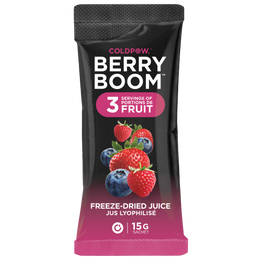 Coldpow Berry Boom Freeze-Dried Juice: Antioxidant Berry Boost, 15g Sachet