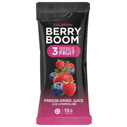 Coldpow Berry Boom Freeze-Dried Juice: Antioxidant Berry Boost, 15g Sachet